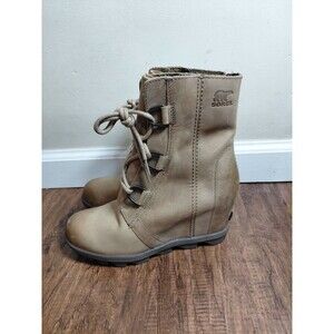 Sorel Joan of Arctic Wedge II Boots, Ash Brown, Women's Size 8.5 US